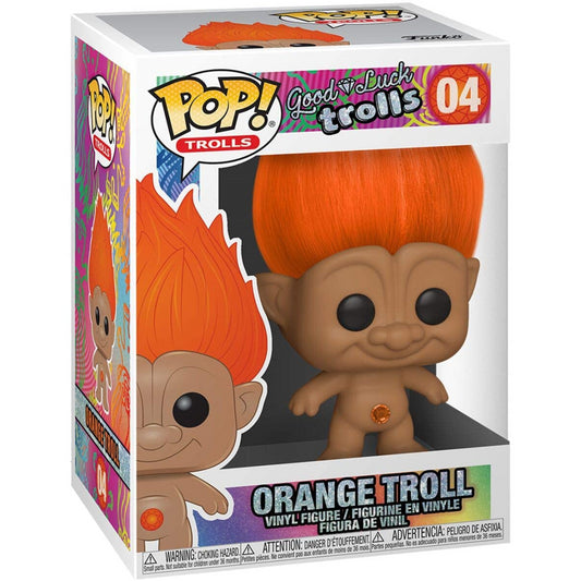 Funko POP 04 Good Luck Trolls Orange Troll - Maqio