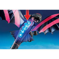 Playmobil Dreamworks Dragons Racing Hiccup and Toothless with Light Module - Maqio