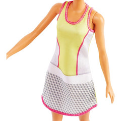 Barbie Blonde Tennis Player Doll with Racket Ball and Accessories