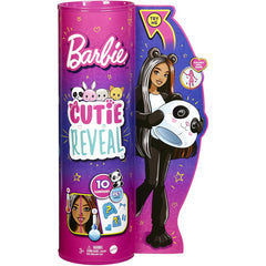 Barbie Cutie Reveal Doll with Panda Plush and Panda Costume & 10 Surprises