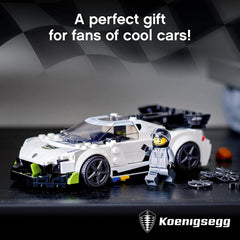 Lego 76900 Speed Champions Koenigsegg Jesko Racing Sports Car & Minifigure