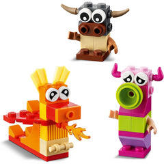 Lego 11017 Classic Creative Monsters Construction Playset & 5 Mini Build Toys