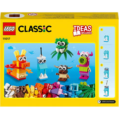 Lego 11017 Classic Creative Monsters Construction Playset & 5 Mini Build Toys