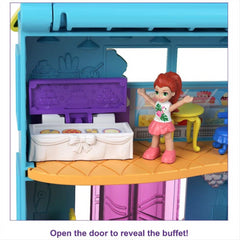 Polly Pocket Hotel Pollyville Stores & Mini Doll