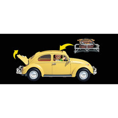 Playmobil 70827 Volkswagen Beetle Yellow Family Car