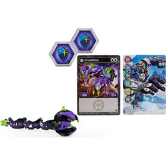 Bakugan Geogan Rising Core Ball 1 Pack - Crustillion Black Green Purple