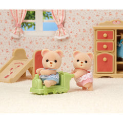 Sylvanian Families Bear Twins Figures and Accessories