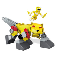 Mega Construx DPK74 Building Kit Power Rangers Sabertooth Zord Construction Toy - Maqio