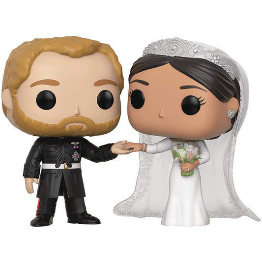 Funko 35720 POP! ROYALS: The Duke & Duchess of Sussex - Maqio