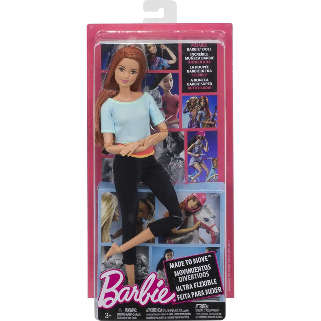 Barbie Blonde Made to Move Flexible Yoga Doll – Maqio