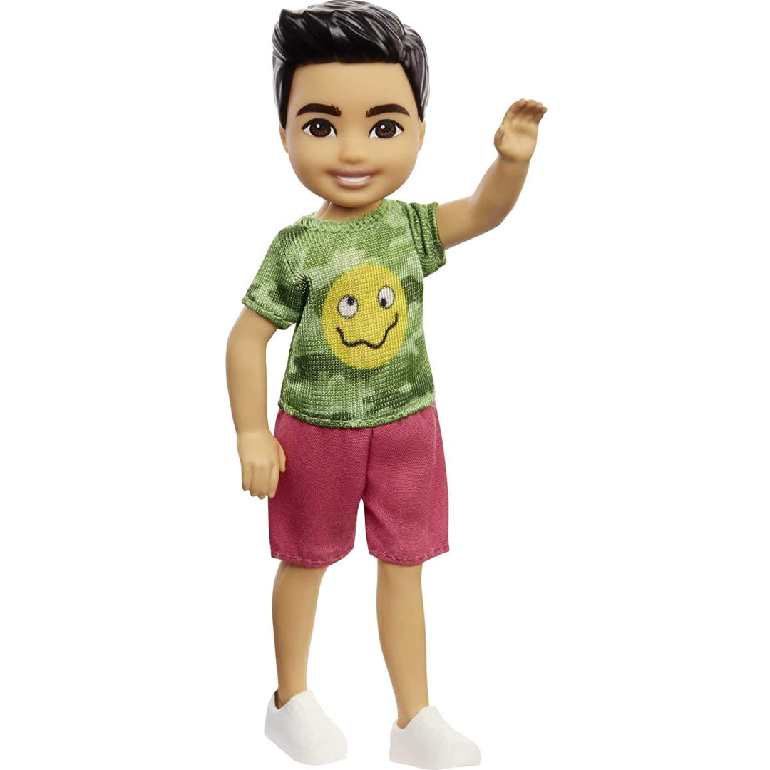 Barbie Club Chelsea Green Emoji Top Boy Doll - Maqio