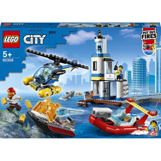 Lego City Seaside Police and Fire Mission Vehicle Playset - 60308