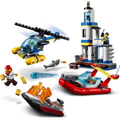 Lego City Seaside Police and Fire Mission Vehicle Playset - 60308