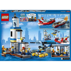 Lego City Seaside Police and Fire Mission Vehicle Playset - 60308