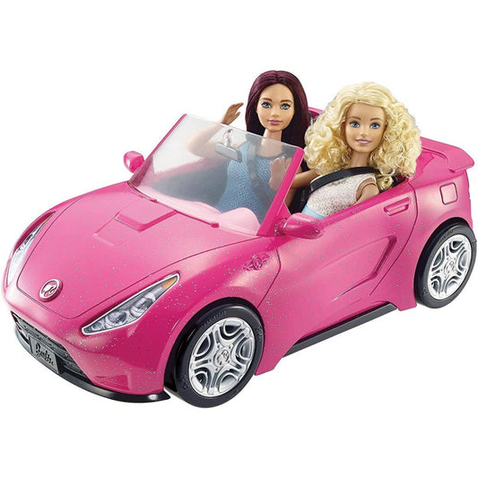 Barbie Glam Convertible Pink Sports Toy Car