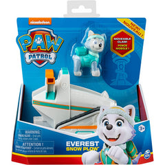 PAW Patrol Everests Snow Plough Vehicle with Collectible Figure