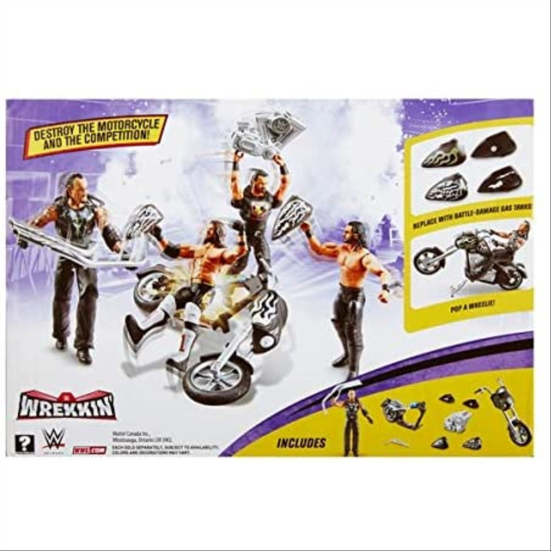 WWE Wrekkin Slamcycle Playset With Undertaker Action Figure - Maqio