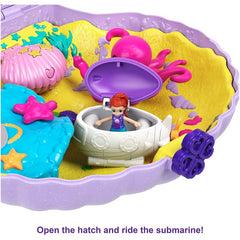 Polly Pocket Tiny Power Seashell Purse Compact Playset