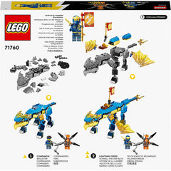 Lego Ninjago Jays Thunder Dragon Evo Toy Figure and Viper Snake Set 71760