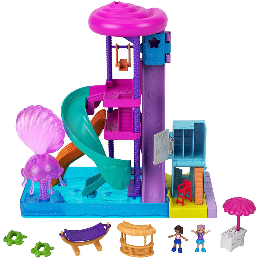 Super Slidin' Water Park Polly Pocket Pollyville - Maqio