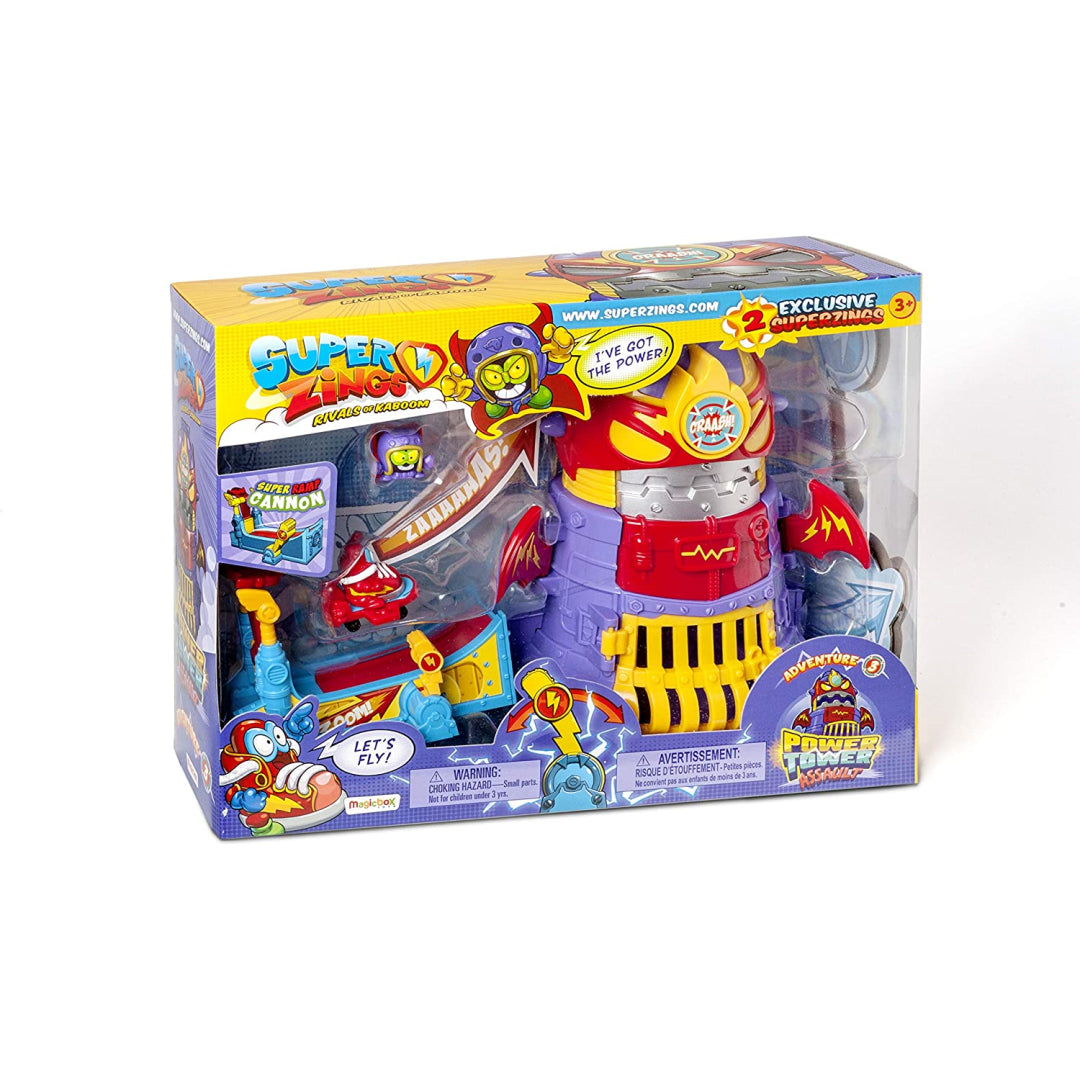 Super Zings Power Tower Assault Adventure Play Set - Maqio