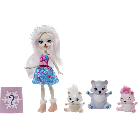 Enchantimals Pristina Polar Bear Doll & Family - Maqio