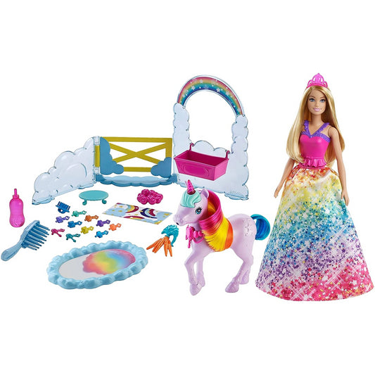 Barbie Dreamtopia Doll and Unicorn Set - Maqio