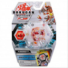 Bakugan Dragonoid Ultra in Clear + Red Ultra Ball Pack 20124299 - Maqio