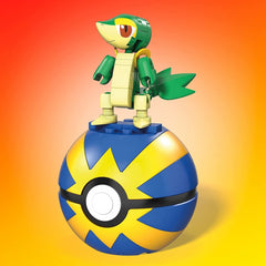 Mega Construx Pokemon Snivy Poke Ball 24 Pc Building Set