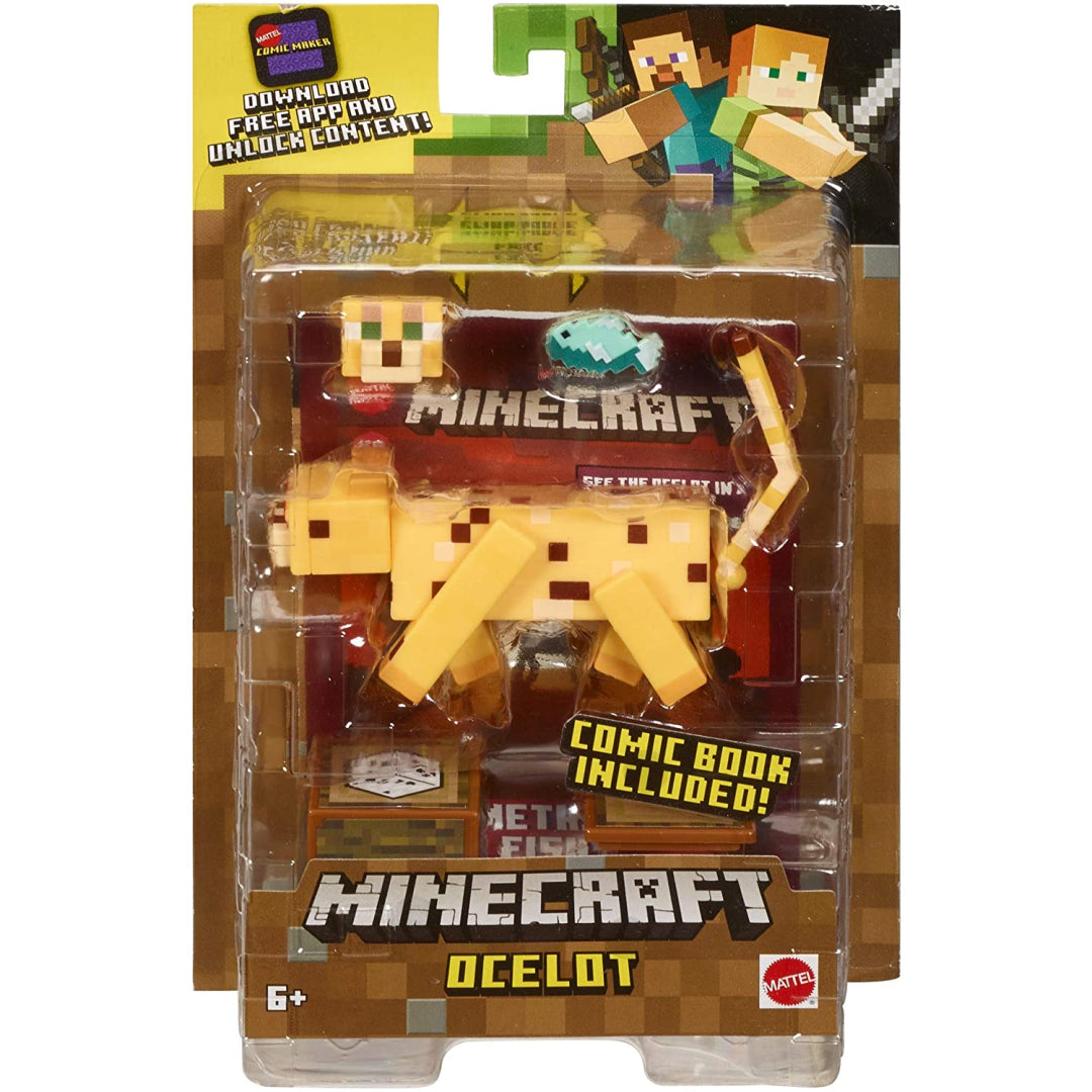 Minecraft Ocelot Comic Maker Action Figure - Ocelot - Maqio