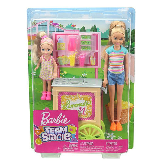 Barbie Team Stacie Lemonade Stand Playset GHT07 - Maqio