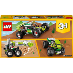 Lego Creator 3 In 1 Off-Road Buggy to Skid Loader Digger to ATV Car Toy 31123