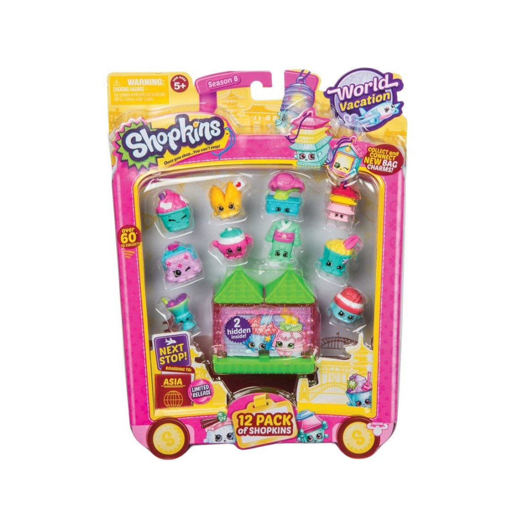 Shopkins Series 8 Wave 2 - World Vacation Asia 12 Pack Toy - Maqio