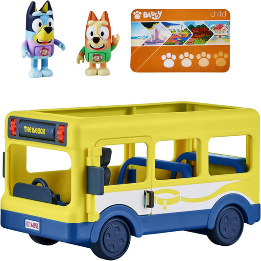 Bluey Town Bus Vehicle Playset and Figures Pack