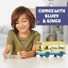 Bluey Town Bus Vehicle Playset and Figures Pack