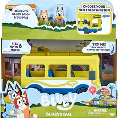 Bluey Town Bus Vehicle Playset and Figures Pack