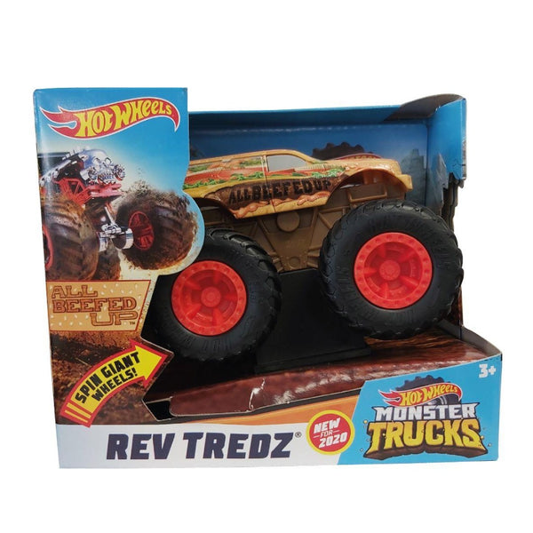 Hot Wheels Monster Trucks All Beefed Up Rev Tredz Vehicle Maqio