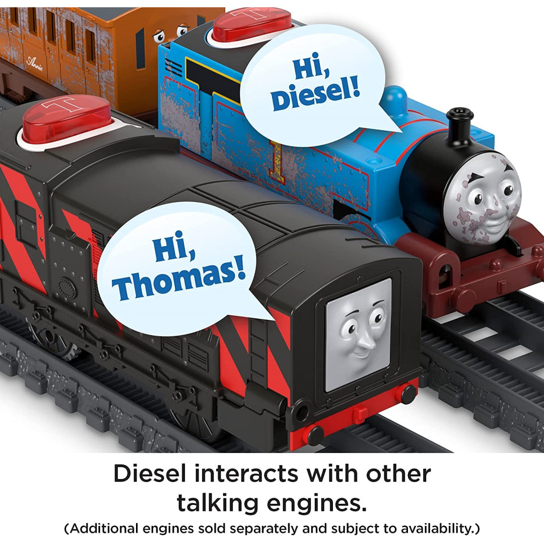 Thomas & Friends Talking & Sounds Diesel Motorized Toy Train - Maqio