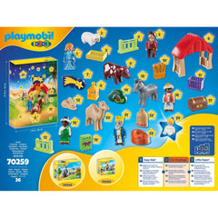 Playmobil 1.2.3 Christmas Nativity Scene Advent CalendarÂ  - Maqio