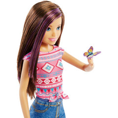 Barbie Skipper Brunette Doll & Pet Bunny Outdoor Adventure