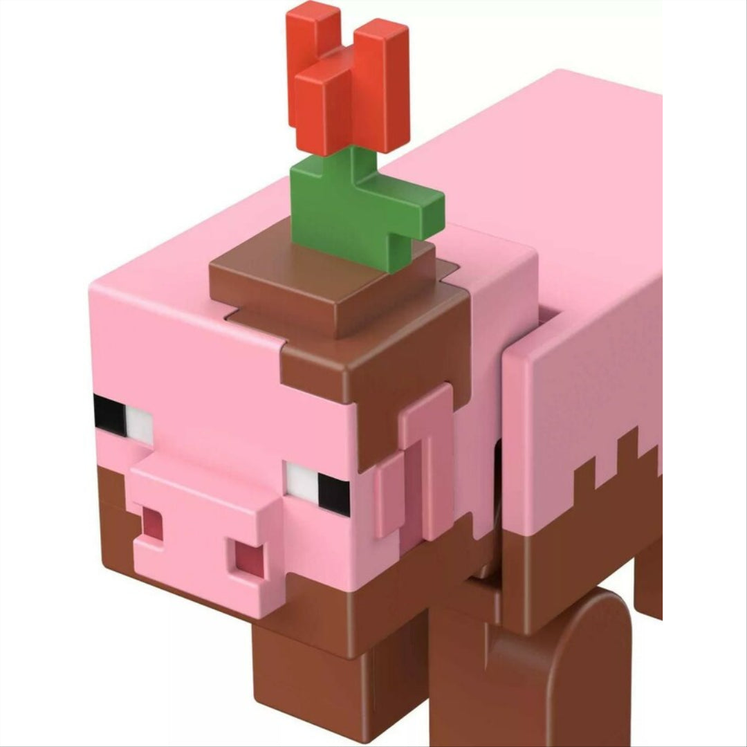 Minecraft Craft-A-Block Figure - Muddy Pig - Maqio