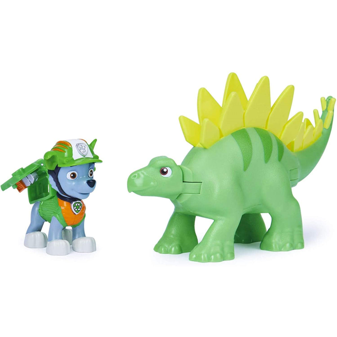 Paw Patrol Rocky and Stegosaurus Action Figures with Mystery Dino - Maqio