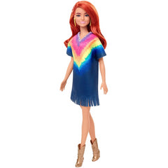 Barbie Fashionistas Doll 141 with Long Red Hair GHW55 - Maqio