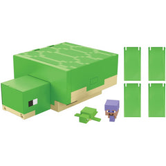 Minecraft Action Transforming Turtle Figure Playset & Accessories