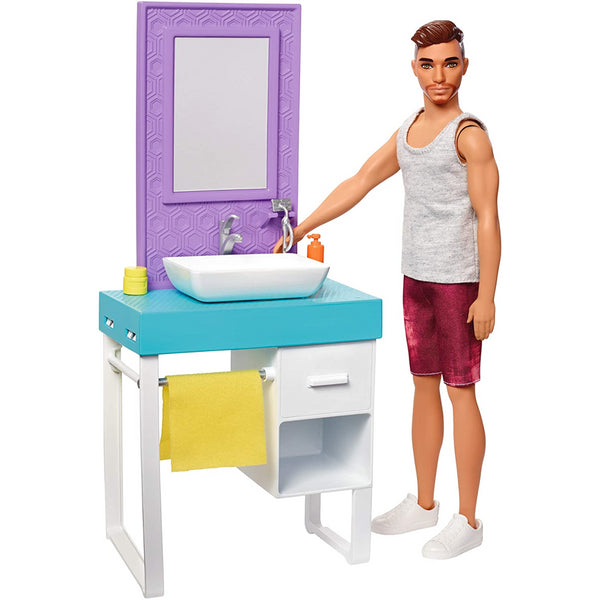 Barbie Ken Dollhouse Access Extras Beauty Hygiene Bathroom