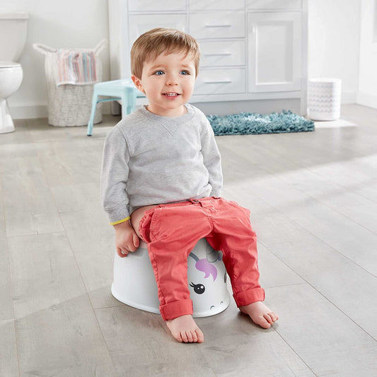 Fisher-Price Potties and Seat with Easy to Clean Removable Bucket