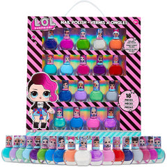 L.O.L. Surprise! Peel-able Nail Polish 18 Kids Nail Varnish Sets Safe Non Toxic