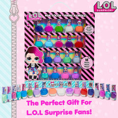 L.O.L. Surprise! Peel-able Nail Polish 18 Kids Nail Varnish Sets Safe Non Toxic