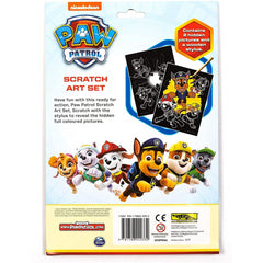 Paw Patrol Scratch Art Set - Maqio