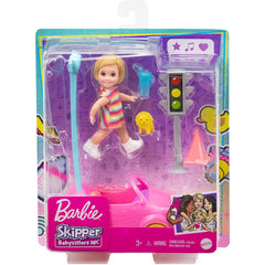 Barbie Skipper Babysitters Inc. Girl Toddler Doll and Toy Car - Maqio